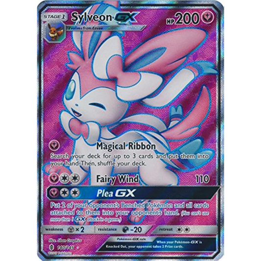 POKEMON TCG - SYLVEON GX 140/145 GUARDIANS RISING FULL ART