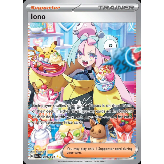 POKEMON TCG - IONO 269/193 PALDEA EVOLVED SPECIAL ILLUSTRATION RARE