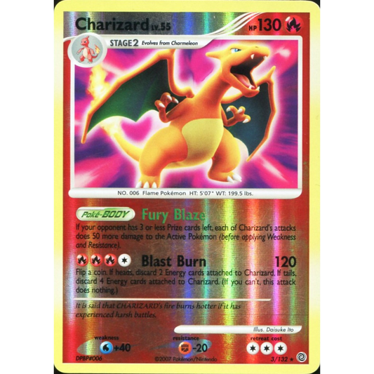 POKEMON TCG - CHARIZARD 3/132 SECRET WONDERS REVERSE HOLO