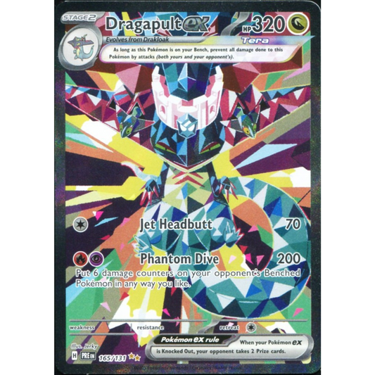 POKEMON TCG - DRAGAPULT EX 165/131 PRISMATIC EVOLUTIONS SPECIAL ILLUSTRATION RARE
