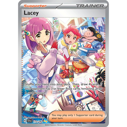 POKEMON TCG - LACEY 172/142 STELLAR CROWN SPECIAL ILLUSTRATION RARE