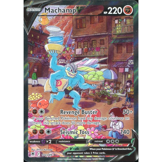 POKEMON TCG - MACHAMP V 172/189 ASTRAL RADIANCE ALTERNATE ART