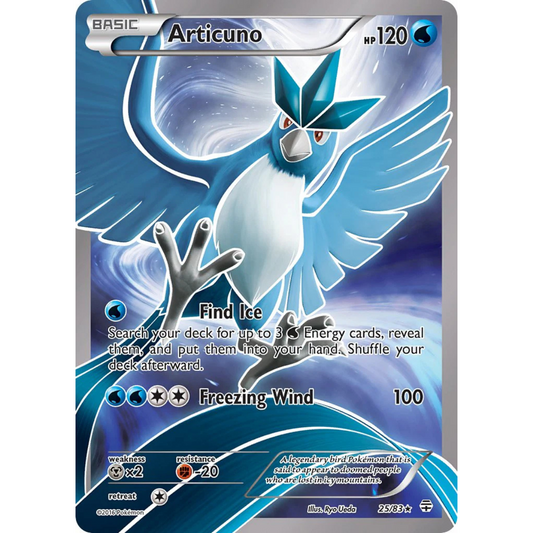 POKEMON TCG - ARTICUNO 25/83 GENERATIONS FULL ART HOLO