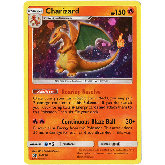 POKEMON TCG - CHARIZARD SM226 FALL TIN PROMO HOLO