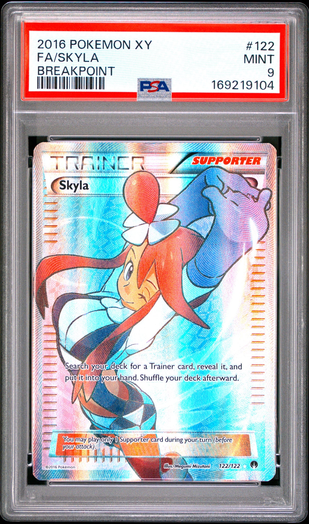 SKYLA 122/122 PSA 9 BREAKPOINT POKEMON