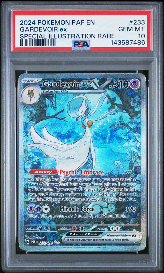 POKEMON TCG - GARDEVOIR EX 233/091 PSA 10 SPECIAL ILLUSTRATION RARE POKEMON