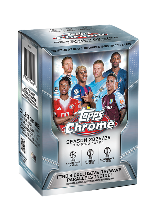 Topps 2025/26 UEFA Club Competitions Chrome Value Box