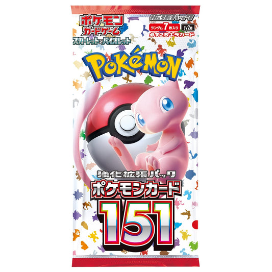 POKEMON TCG JAPANESE - Scarlet & Violet - 151 - SV2A - Booster Pack