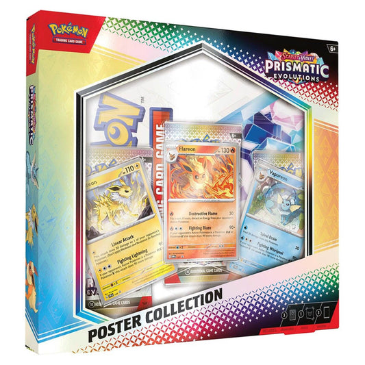 POKEMON TCG - Scarlet & Violet Prismatic Evolutions Poster Collection