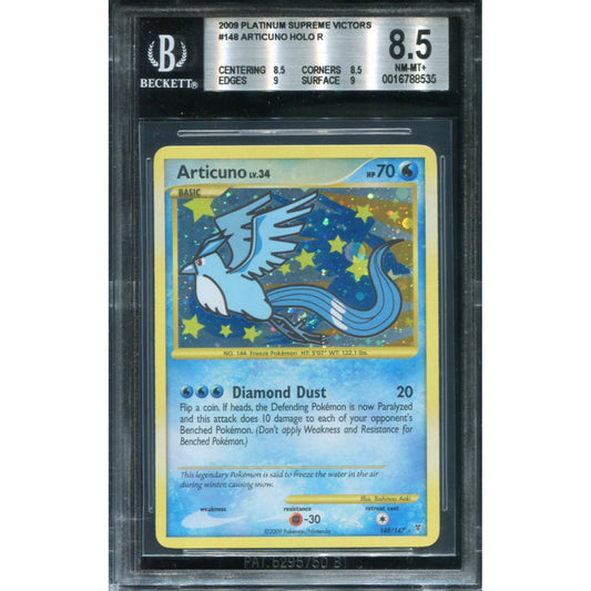 POKEMON TCG - ARTICUNO 148/147 BGS 8.5 SUPREME VICTORS HOLO