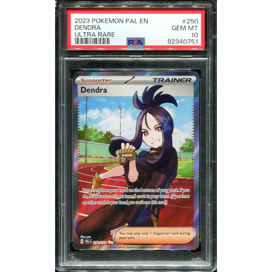 POKEMON TCG - DENDRA 250/193 POKEMON PSA 10 PALDEA EVOLVED FULL ART