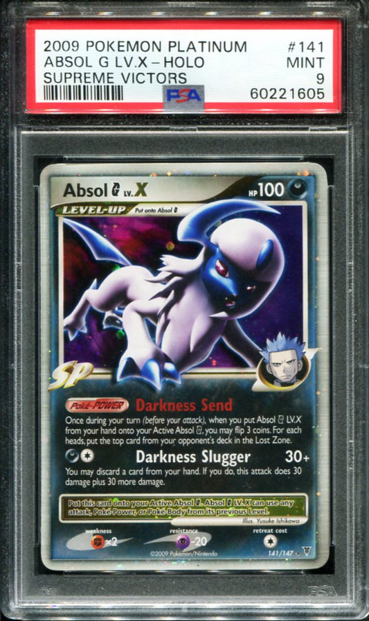 POKEMON TCG - ABSOL LV.X 141/147 PSA 9 SUPREME VICTORS HOLO RARE