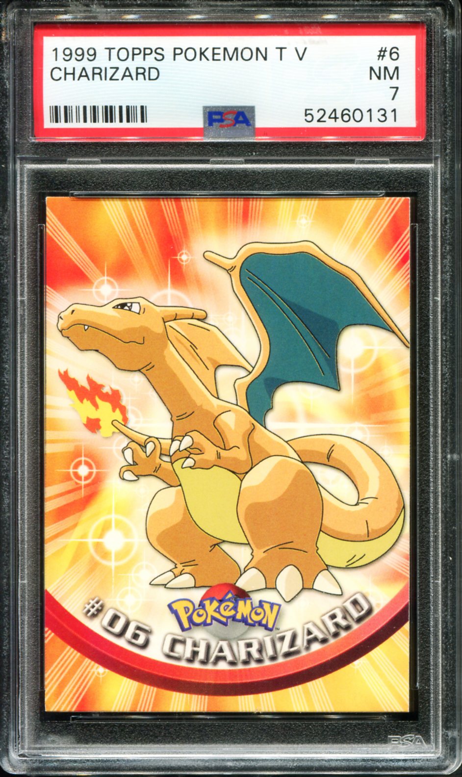 POKEMON TCG - CHARIZARD 6 PSA 7 POKEMON T.V.
