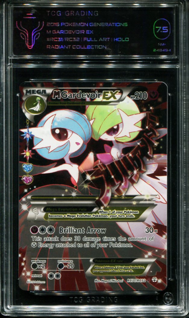M GARDEVOIR EX RC31/RC32 TCG 7.5 POKEMON GENERATIONS RADIANT COLLECTION