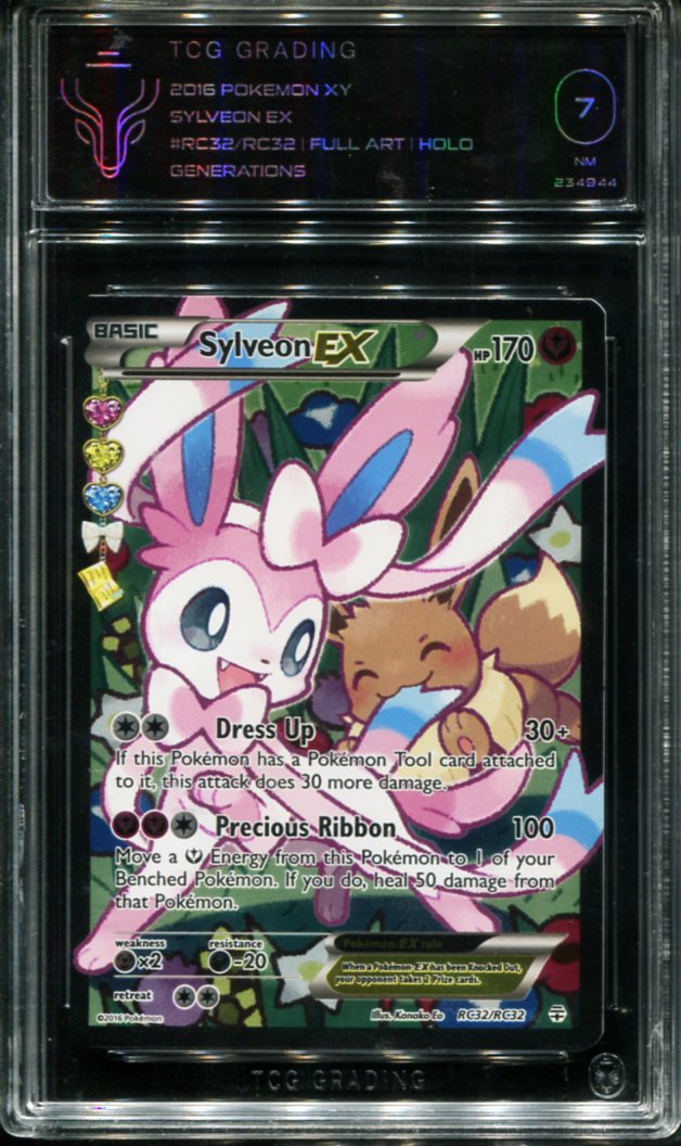 SYLVEON EX RC32/RC32 TCG 7 POKEMON GENERATIONS RADIANT COLLECTION