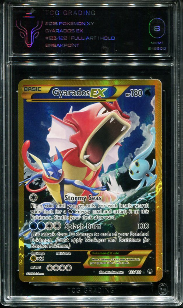 GYARADOS EX 123/122 TCG 8 POKEMON XY BREAKPOINT SECRET RARE