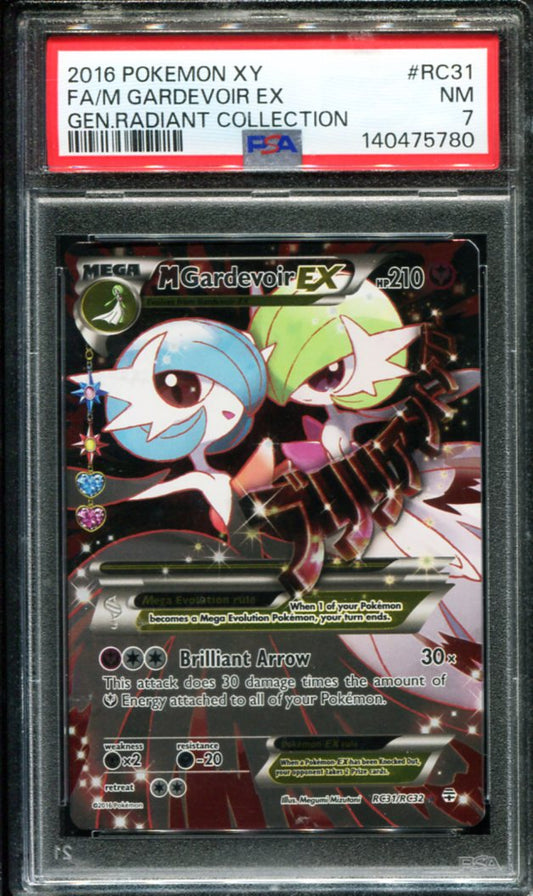 POKEMON TCG - M GARDEVOIR EX RC31/RC32 POKEMON PSA 7 RADIANT COLLECTION