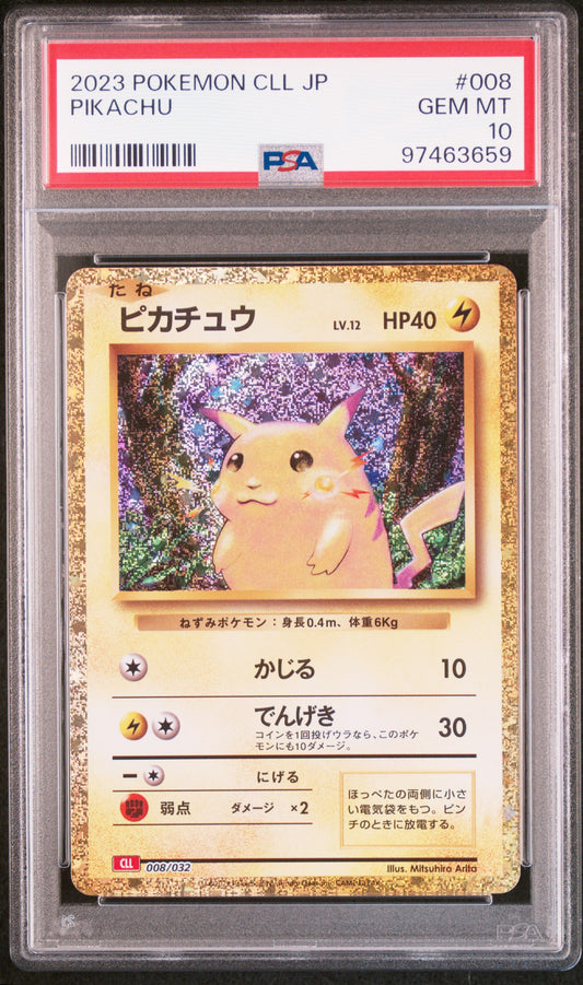 PIKACHU 008/032 PSA 10 POKEMON JAPANESE