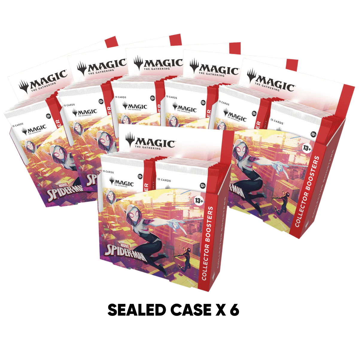 MAGIC: THE GATHERING – Spider-Man Collector Booster Box [SEALED CASE X 6]