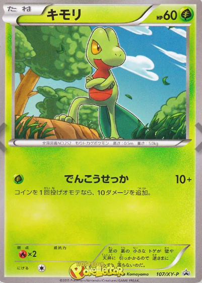 POKEMON TCG - TREECKO 107/XY-P JAPANESE XY PROMO