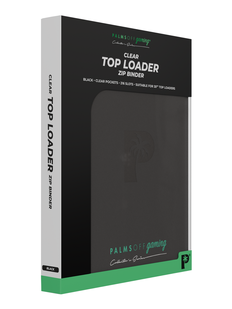 PALMS OFF - Collector's Series 9 Pocket Clear Top Loader Zip Binder
