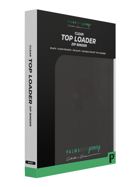 PALMS OFF - Collector's Series 9 Pocket Clear Top Loader Zip Binder