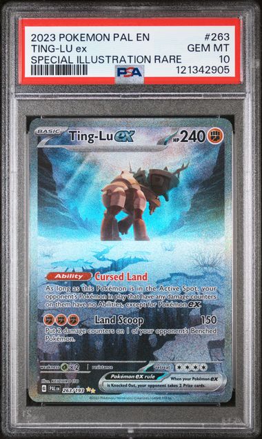 POKEMON TCG - TING-LU EX 263/193 PSA 10 PALDEA EVOLVED SPECIAL ILLUSTRATION RARE