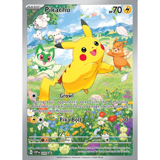 POKEMON TCG - PIKACHU 088 SCARLET & VIOLET PROMO FULL ART