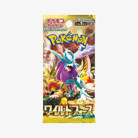 POKEMON TCG JAPANESE - Scarlet & Violet - Wild Force - SV5K - Booster Pack