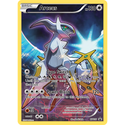 POKEMON TCG - ARCEUS XY116  XY BLACK STAR PROMO FULL ART RARE