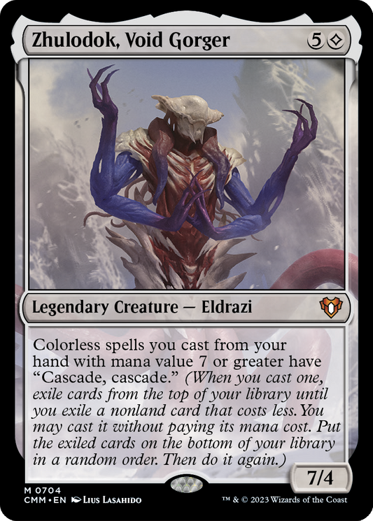 MAGIC: THE GATHERING  - Zhulodok, Void Gorger (CMM-704) - Commander Masters Foil