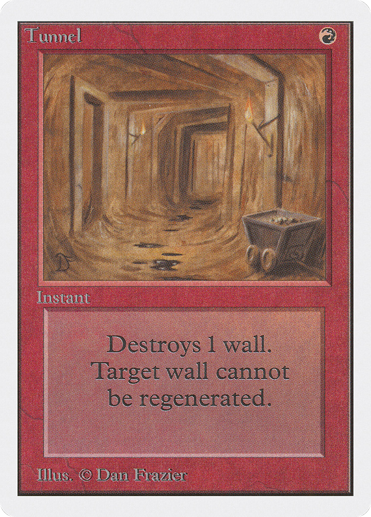 MAGIC: THE GATHERING  - Tunnel (2ED-179) - Unlimited Edition
