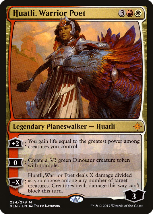 MAGIC: THE GATHERING  - Huatli, Warrior Poet (XLN-224) - Ixalan
