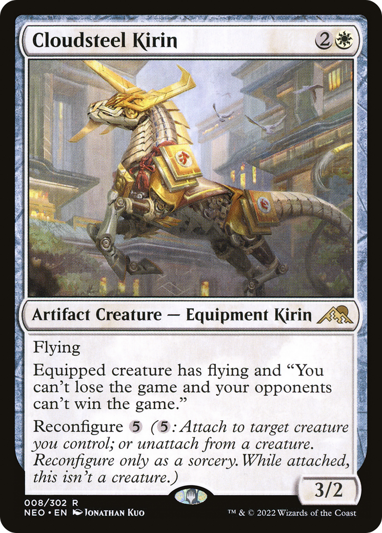 MAGIC: THE GATHERING  - Cloudsteel Kirin (NEO-008) - Kamigawa: Neon Dynasty