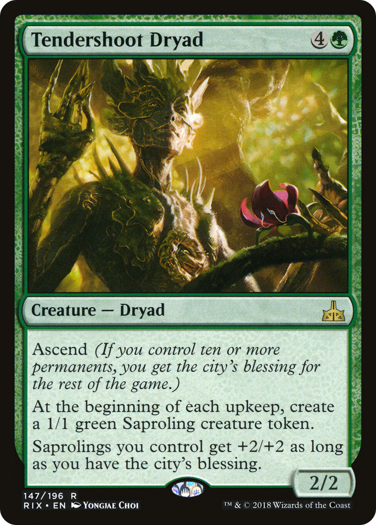 MAGIC: THE GATHERING  - Tendershoot Dryad (RIX-147) - Rivals of Ixalan Foil