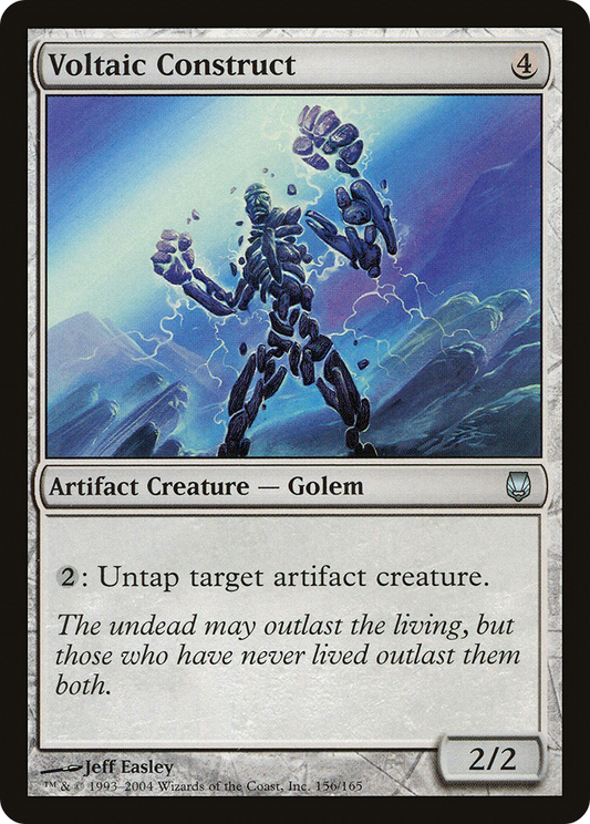 MAGIC: THE GATHERING  - Voltaic Construct (DST-156) - Darksteel Foil