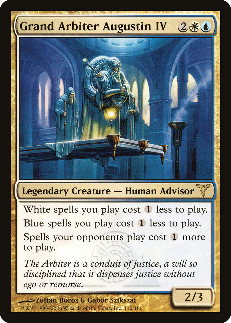 MAGIC: THE GATHERING  - Grand Arbiter Augustin IV (DIS-112) - Dissension
