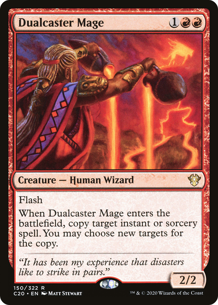 MAGIC: THE GATHERING  - Dualcaster Mage (C20-150) - Commander 2020