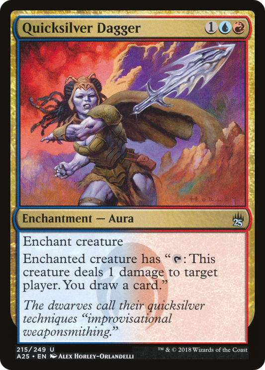 MAGIC: THE GATHERING  - Quicksilver Dagger (A25-215) - Masters 25