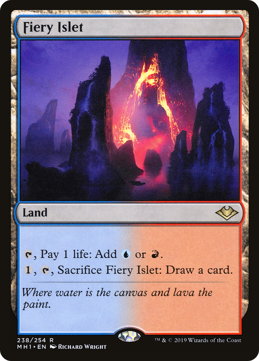 MAGIC: THE GATHERING  - Fiery Islet (MH1-238) - Modern Horizons