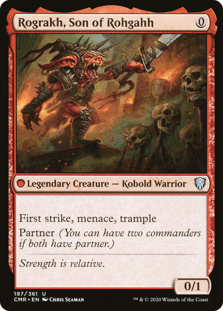 MAGIC: THE GATHERING  - Rograkh, Son of Rohgahh (CMR-197) - Commander Legends