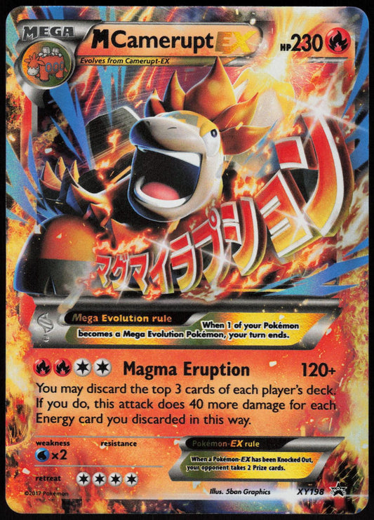 M CAMERUPT EX XY198 XY PROMO POKEMON PROMO HOLO LP