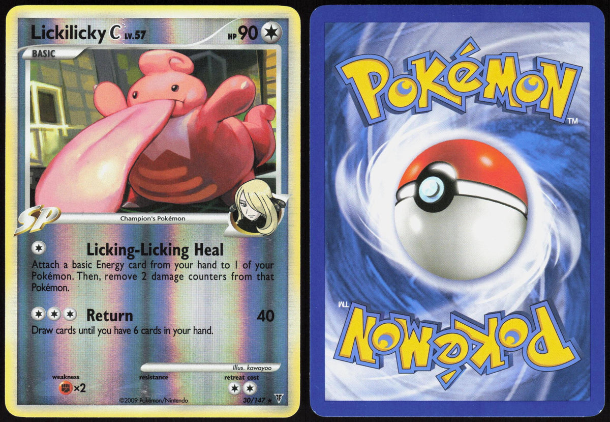 LICKILICKY C 30/147 SUPREME VICTORS POKEMON RARE REVERSE HOLO LP
