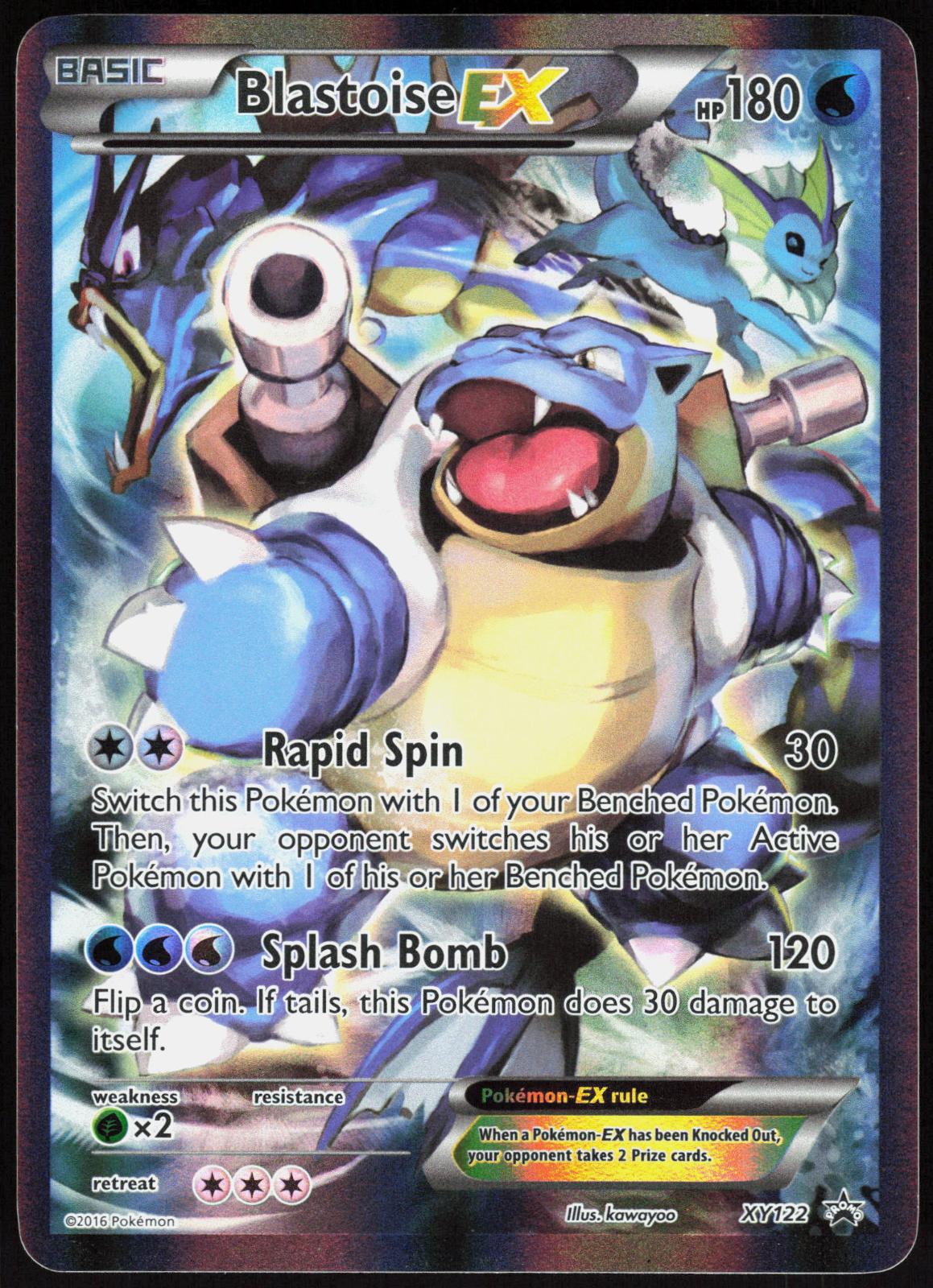 BLASTOISE EX XY122 XY PROMO POKEMON PROMO HOLO LP