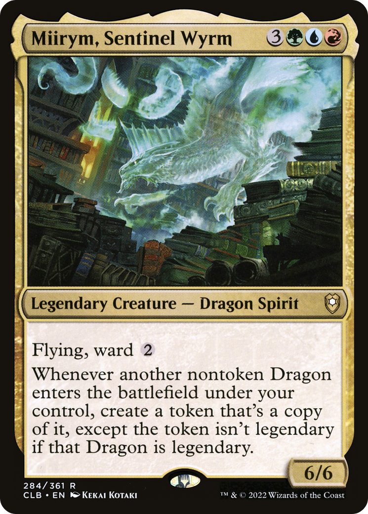 MAGIC: THE GATHERING  - Miirym, Sentinel Wyrm (CLB-284) - Commander Legends: Battle for Baldur's Gate