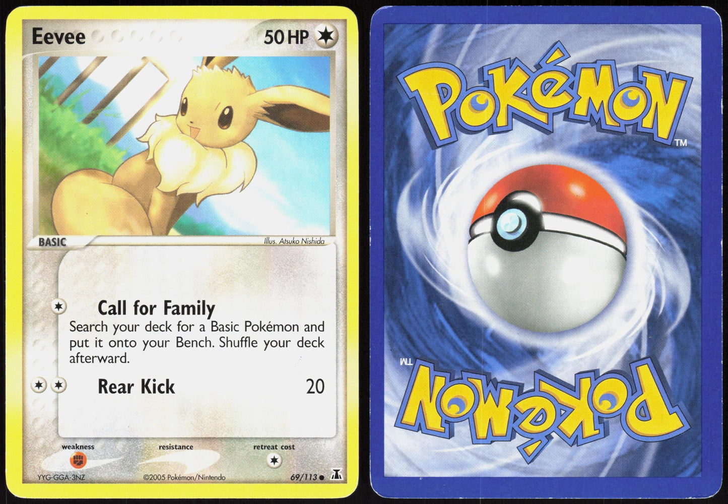 EEVEE 69/113 DELTA SPECIES POKEMON COMMON MP