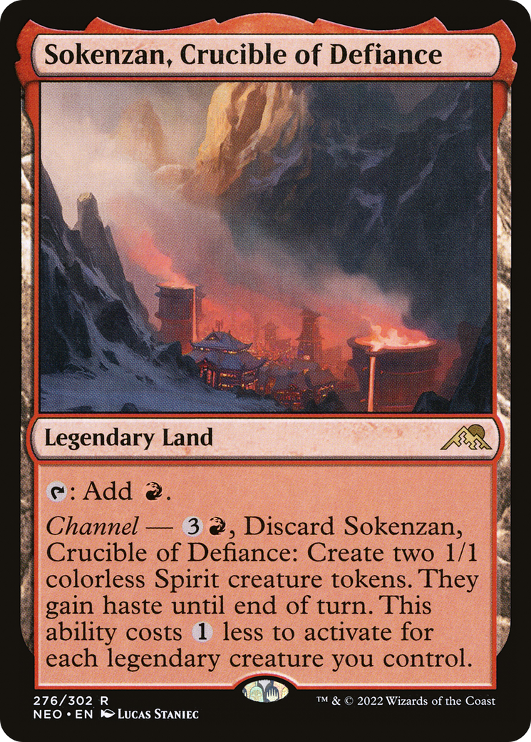 MAGIC: THE GATHERING  - Sokenzan, Crucible of Defiance (NEO-276) - Kamigawa: Neon Dynasty