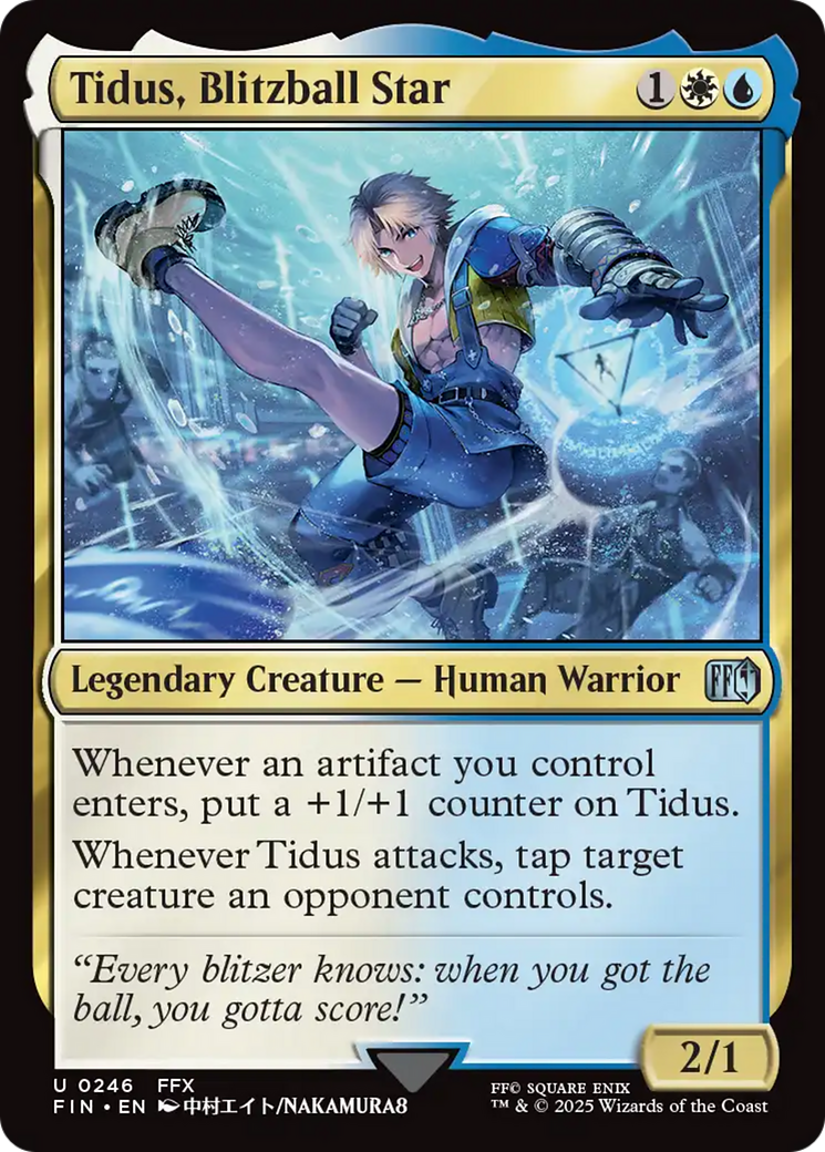MAGIC: THE GATHERING  - Tidus, Blitzball Star (FIN-246) - FINAL FANTASY Foil