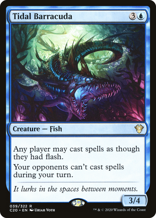 MAGIC: THE GATHERING  - Tidal Barracuda (C20-039) - Commander 2020