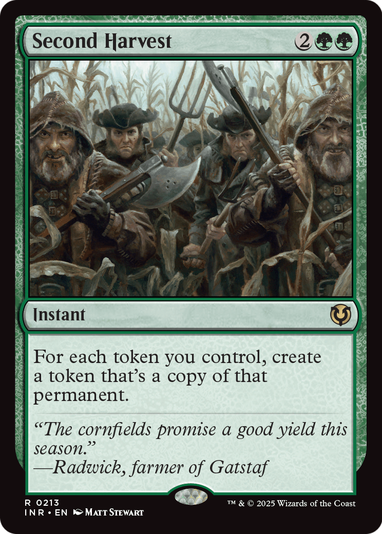 MAGIC: THE GATHERING  - Second Harvest (INR-213) - Innistrad Remastered Foil